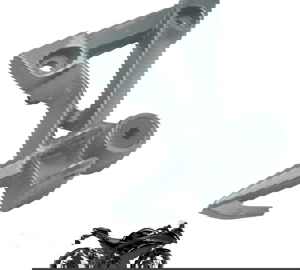 Suporte Pedal Traseira Dir Kawasaki Ninja 300 13-18 Original