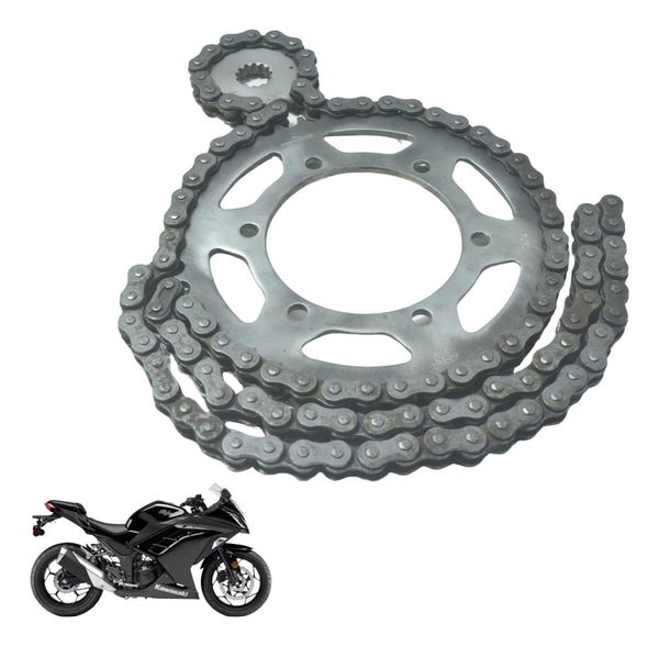 Kit Relação Paralelo Kawasaki Ninja 300 13-18 Kit Relação Paralelo Kawasaki Ninja 300 13-18