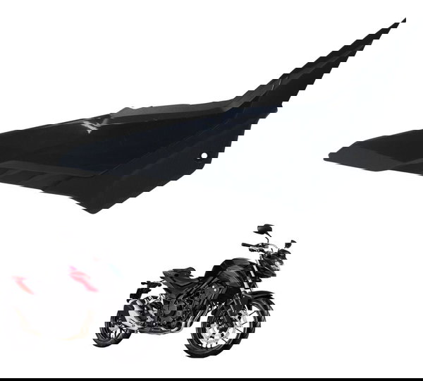 Tampa Lateral Esquerda Honda Cb 500 F 18-21 Original Preto