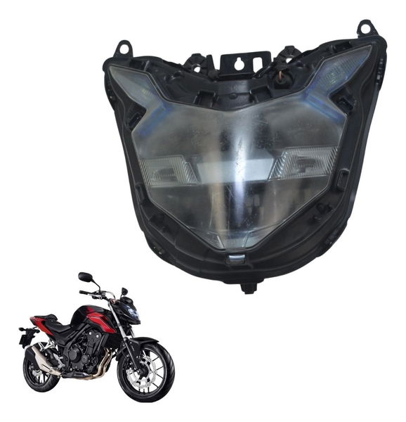 Farol Bloco Óptico Honda Cb 500 F 18-21 Original Farol Bloco Óptico Honda Cb 500 F 18-21 Original