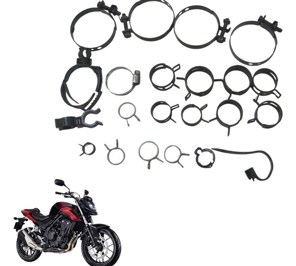 Kit Abraçadeira Diversos Honda Cb 500 F 18-21 Original