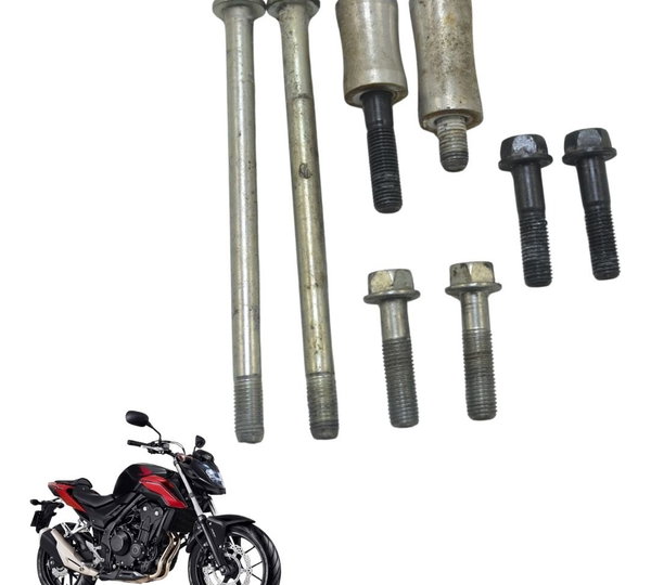 Kit Parafuso Fixação Motor Honda Cb 500 F 18-21 Original