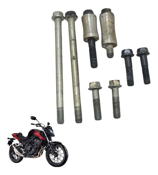 Kit Parafuso Fixação Motor Honda Cb 500 F 18-21 Original