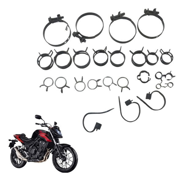 Kit Abraçadeira Diversas Honda Cb 500 F 18-21 Original