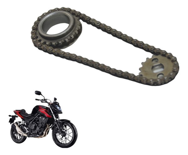 Kit Engrenagem Bomba Óleo Honda Cb 500 F 18-21 Original