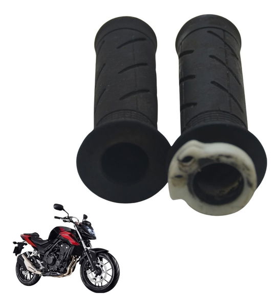 Par Manoplas Honda Cb 500 F 18-21 Original Preto