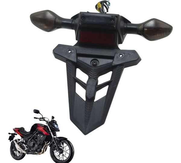 Suporte Placa Completo Honda Cb 500 F 18-21 Original