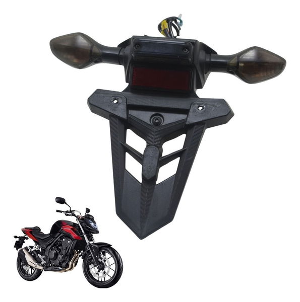 Suporte Placa Completo Honda Cb 500 F 18-21 Original