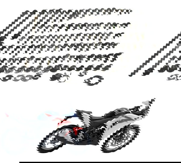 Kit Parafusos Diversos Honda Cbr 250 R 2012 Original