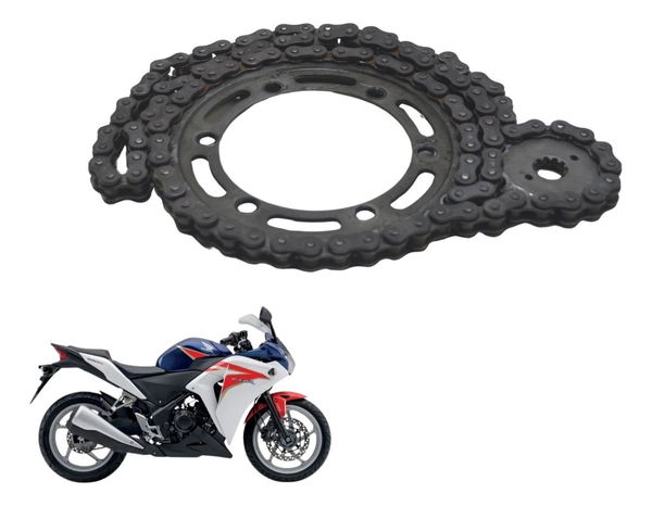 Kit Relação Honda Cbr 250 R 2012 Original Kit Relação Honda Cbr 250 R 2012 Original