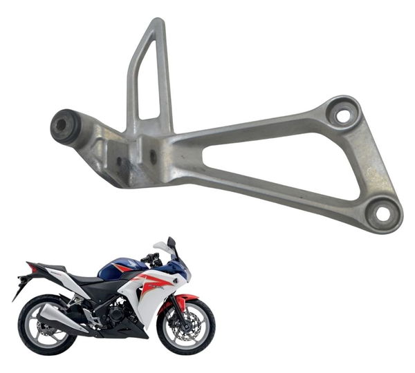 Suporte Pedaleira Traseira Dir Honda Cbr 250 R 2012 Original Cinza
