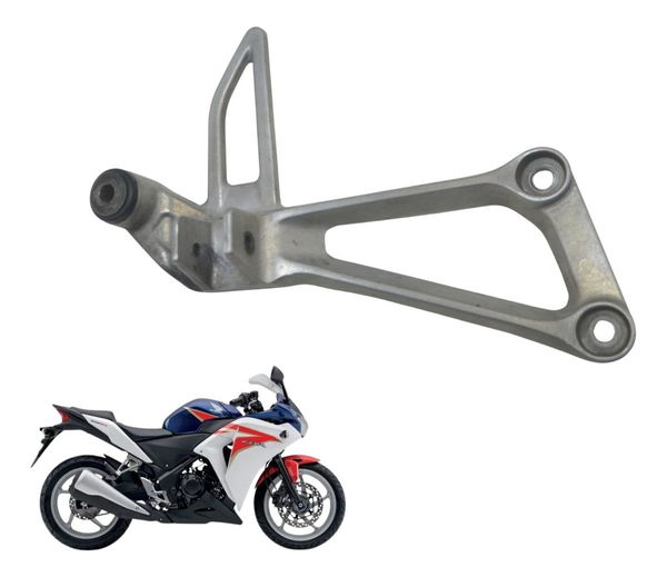 Suporte Pedaleira Traseira Dir Honda Cbr 250 R 2012 Original Cinza Suporte Pedaleira Traseira Dir Honda Cbr 250 R 2012 Original Cinza
