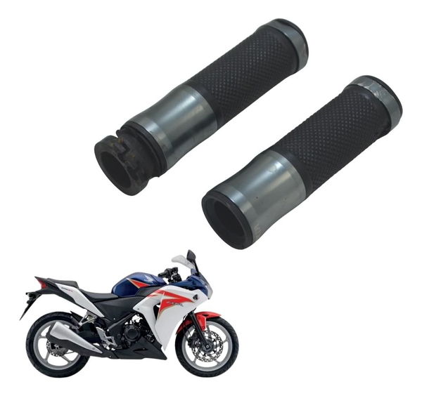Par Manopla Spencer C/avaria Honda Cbr 250 R 2012 Preto Par Manopla Spencer C/avaria Honda Cbr 250 R 2012 Preto