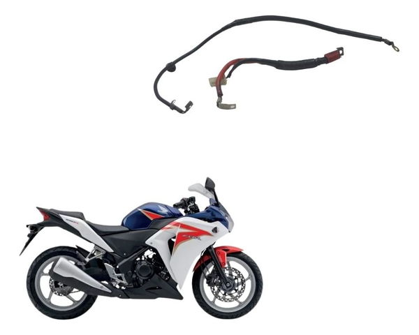 Cabo +/- Bateria Honda Cbr 250 R 2012 Original Cabo +/- Bateria Honda Cbr 250 R 2012 Original