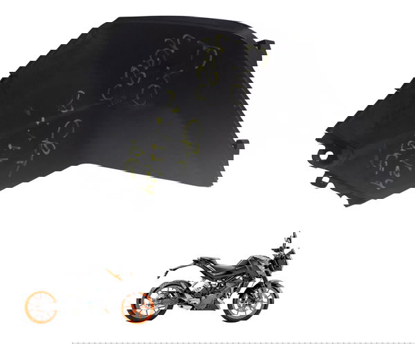 Capa Tanque Direita C/ Avaria Ktm Duke 200 12-17 Original Preto Capa Tanque Direita C/ Avaria Ktm Duke 200 12-17 Original Preto