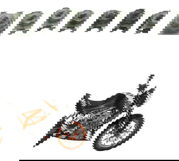 Kit Presilhas Diversos Ktm Duke 200 12-17 Original