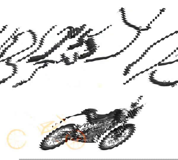 Kit Mangueira Ktm Duke 200 12-17 Original