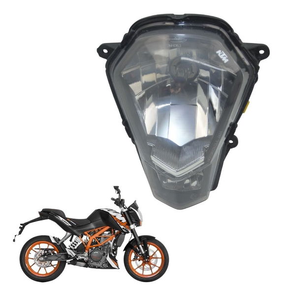 Farol Bloco Óptico Ktm Duke 200 12-17 Original Farol Bloco Óptico Ktm Duke 200 12-17 Original