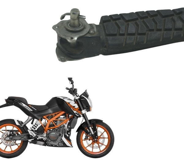 Pedaleira Dianteira Dir C/avaria Ktm Duke 200 12-17 Original