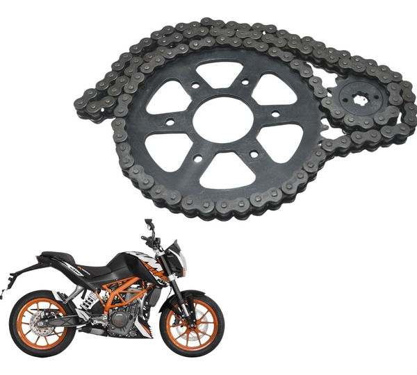 Kit Relação Ktm Duke 200 12-17 Original