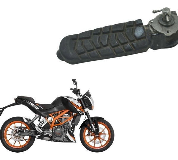 Pedaleira Dianteira Esq C/avaria Ktm Duke 200 12-17 Original