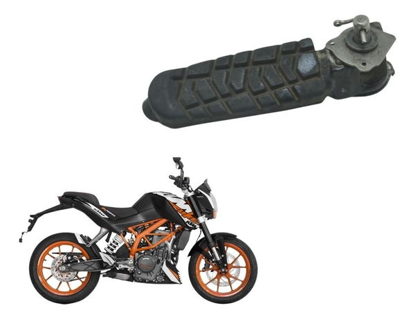 Pedaleira Dianteira Esq C/avaria Ktm Duke 200 12-17 Original Pedaleira Dianteira Esq C/avaria Ktm Duke 200 12-17 Original