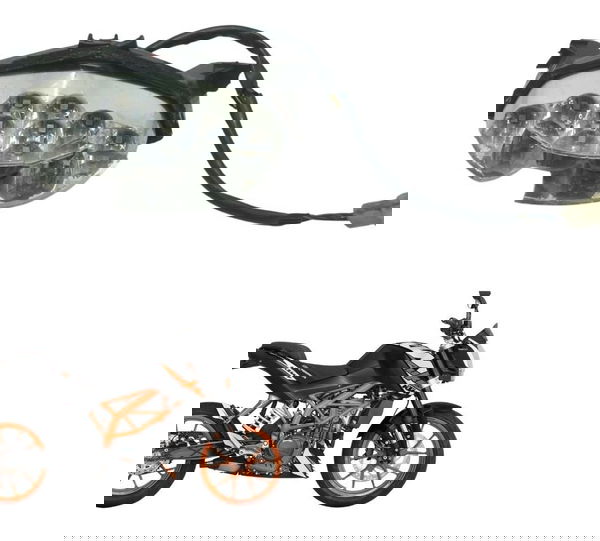 Lanterna Traseira Com Avaria Ktm Duke 200 12-17 Original