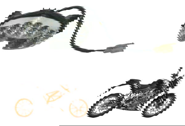 Lanterna Traseira Com Avaria Ktm Duke 200 12-17 Original Lanterna Traseira Com Avaria Ktm Duke 200 12-17 Original