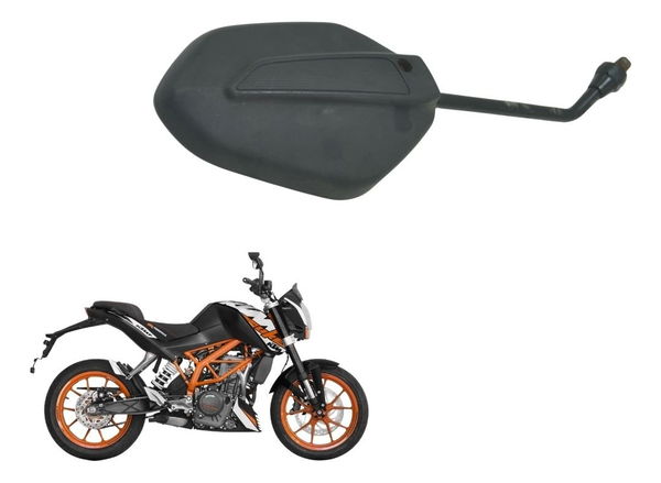Espelho Esquerdo C/avaria Ktm Duke 200 12-17 Original Espelho Esquerdo C/avaria Ktm Duke 200 12-17 Original