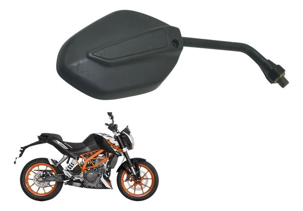 Espelho Retrovisor Esq C/detal Ktm Duke 200 12-17 Original Espelho Retrovisor Esq C/detal Ktm Duke 200 12-17 Original