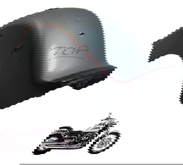 Paralama Traseiro C/detalhes Yamaha Drag Star Xvs 650 98-08