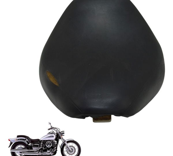 Banco Dianteiro C/ Avaria Yamaha Drag Star Xvs 650 98-08 Ori Preto