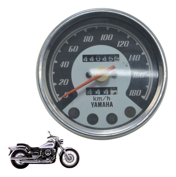 Console Painel (44045,2 Km) Yamaha Drag Star Xvs 650 98-08 Console Painel (44045,2 Km) Yamaha Drag Star Xvs 650 98-08