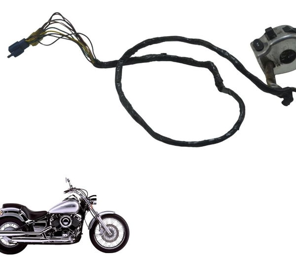 Chave Punho Luz Yamaha Drag Star Xvs 650 98-08 Original