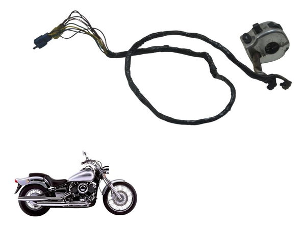 Chave Punho Luz Yamaha Drag Star Xvs 650 98-08 Original Chave Punho Luz Yamaha Drag Star Xvs 650 98-08 Original
