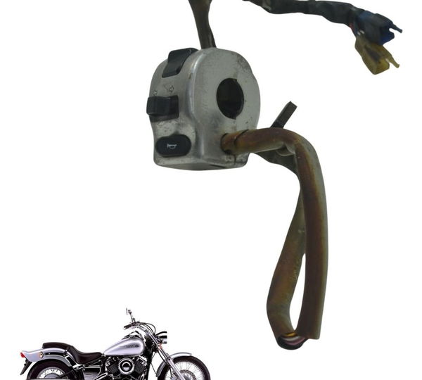 Chave Punho Luz C/avaria Yamaha Drag Star Xvs 650 98-08 Orig