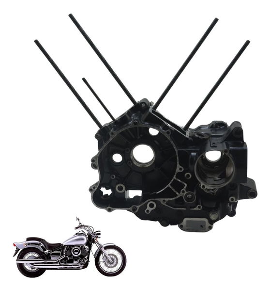 Carcaça Bloco Motor Esq Yamaha Drag Star Xvs 650 98-08 Orig Carcaça Bloco Motor Esq Yamaha Drag Star Xvs 650 98-08 Orig