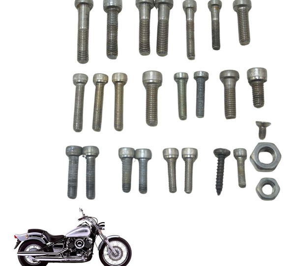 Kit Parafuso Motor Yamaha Drag Star Xvs 650 98-08 Original