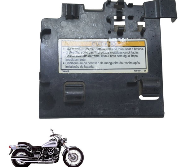 Tampa Caixa Bateria Yamaha Drag Star Xvs 650 98-08 Original