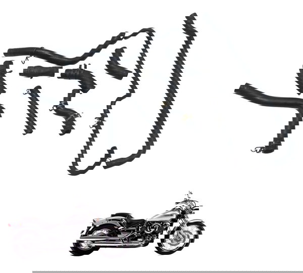 Kit Mangueiras Yamaha Drag Star Xvs 650 98-08 Original