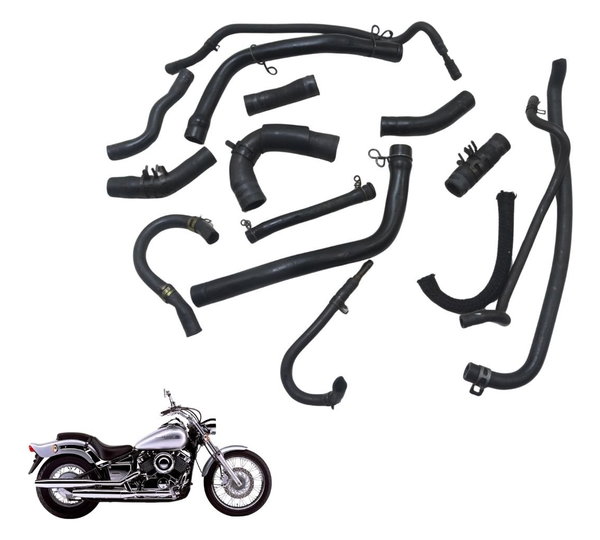 Kit Mangueiras Yamaha Drag Star Xvs 650 98-08 Original