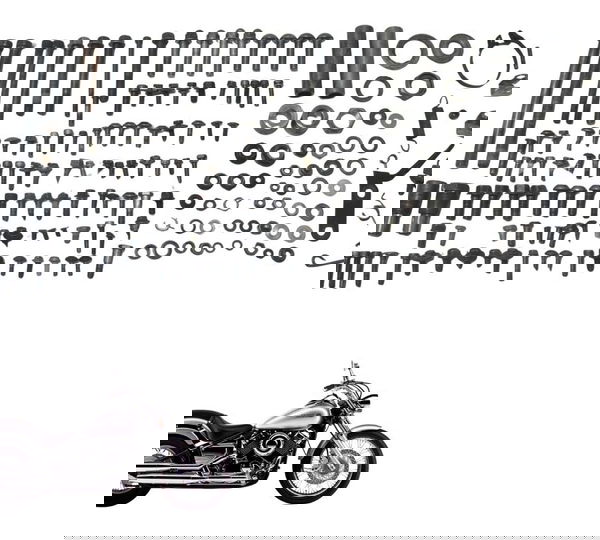 Kit Parafuso Diversos Yamaha Drag Star Xvs 650 98-08 Origina