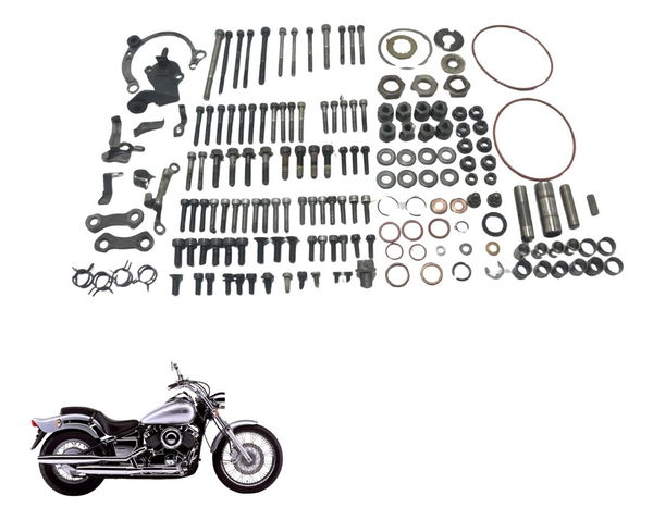 Kit Parafuso Motor Yamaha Drag Star Xvs 650 98-08 Original Kit Parafuso Motor Yamaha Drag Star Xvs 650 98-08 Original