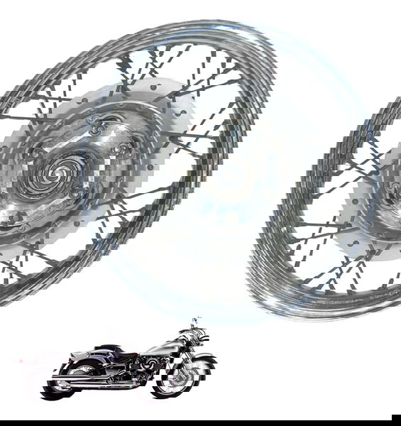 Roda Traseira Yamaha Drag Star Xvs 650 98-08 Original Roda Traseira Yamaha Drag Star Xvs 650 98-08 Original