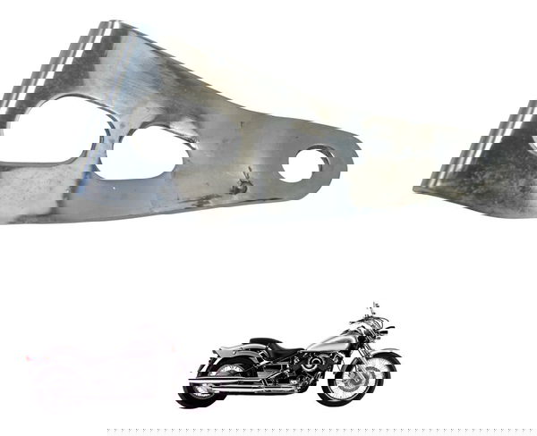 Suporte Placa Paralelo Yamaha Drag Star Xvs 650 98-08 Suporte Placa Paralelo Yamaha Drag Star Xvs 650 98-08