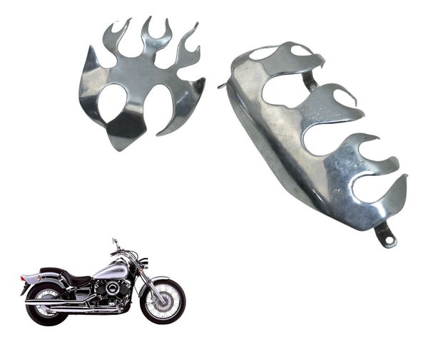 Par Acabamento Acessorio Yamaha Drag Star Xvs 650 98-08