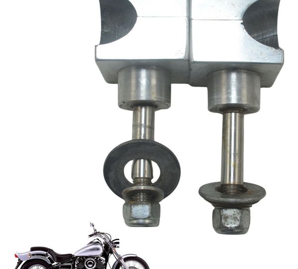 Par Riser Guidão Paralelo Yamaha Drag Star Xvs 650 98-08