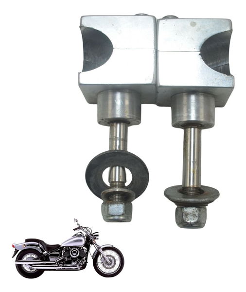 Par Riser Guidão Paralelo Yamaha Drag Star Xvs 650 98-08 Par Riser Guidão Paralelo Yamaha Drag Star Xvs 650 98-08