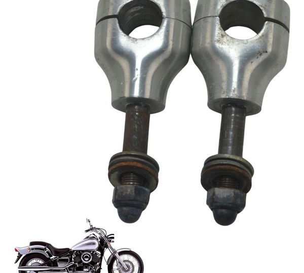 Par Riser Guidão Yamaha Drag Star Xvs 650 98-08 Original