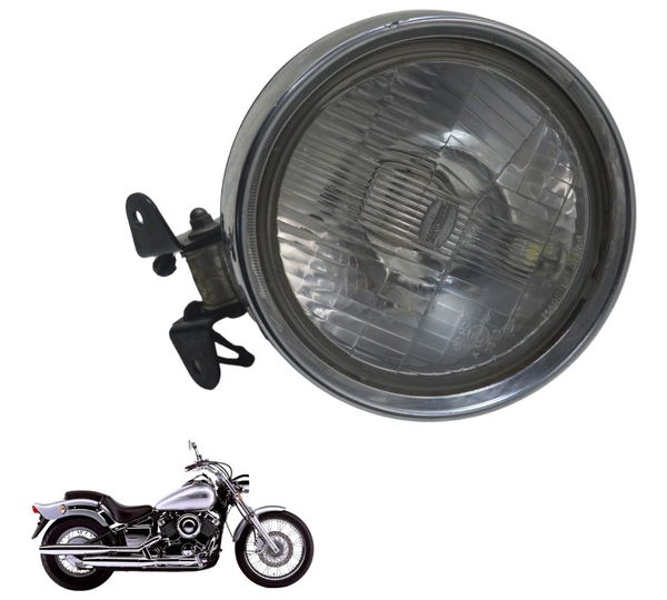 Farol Bloco Óptico C/deta Yamaha Drag Star Xvs 650 98-08 Ori